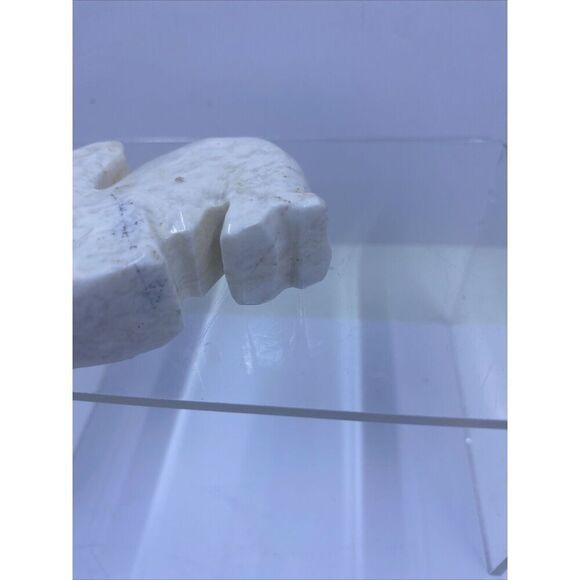 Soapstone Carved Fetish Rabbit HT 2.5 Inches Lenght Approx 3 In. - Picture 10 of 12